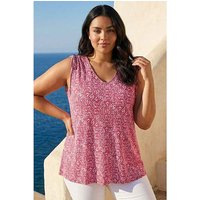 Ruched Shoulder Vest Top