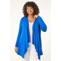 Waterfall Longline Cardigan Royal Blue