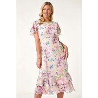 Floral Double Frill Dress