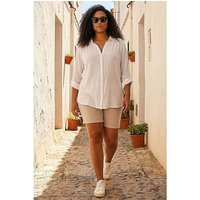 Lace Detail Crinkle Blouse