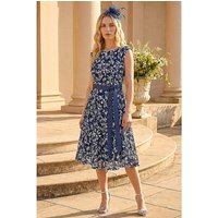Heart Print Lace Stretch Dress