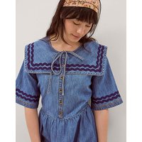 Shelby Square Collar Midi Dress MID