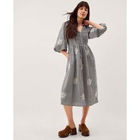 Mimi Puff Sleeve Midi Dress