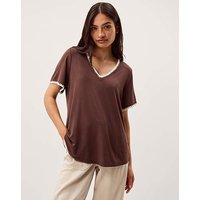 Tilly Contrast Stitch T Shirt