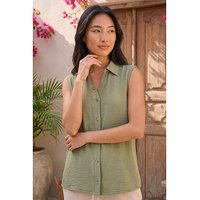 Button Up Front Blouse