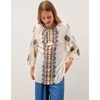 Zoey Embroidered Tunic Top