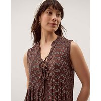 Magdalena Geometric Jersey Top
