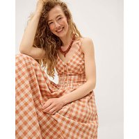 Hattie Gingham Midi Dress