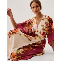 Parrie Floral Midi Wrap Dress