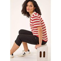 Cropped Cargo Stretch Trouser