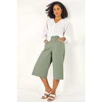 Wide Hem Cropped Trouser