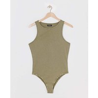 Ribbed Bodysuit Acid Wash