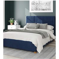 Grant Velvet Ottoman Bed KING