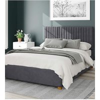 Grant Velvet Ottoman Bed DOUBLE