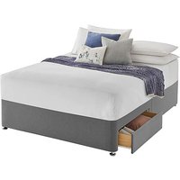 Fabric 2 Drawer Divan Base SINGLE