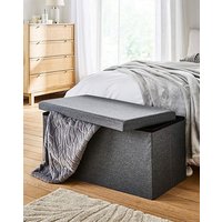 Fabric Foldable Storage Ottoman