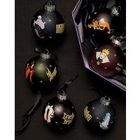 Disney Set 7 Baubles Villains Disney