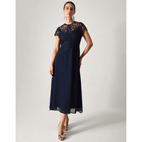 Lace Midi Bridesmaid Dress