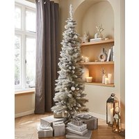 Glitter Tipped Slim Christmas Tree 6FT