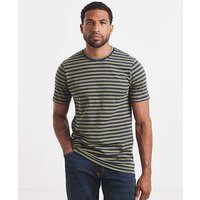Yarn Dyed Stripe T Shirt Long 4XL57 59
