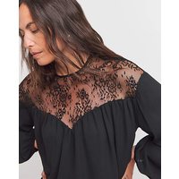 Lace Insert Blouse