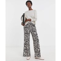 Wide Leg Jersey Trouser