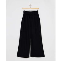 Linen Mix Wide Leg Trousers JD Williams