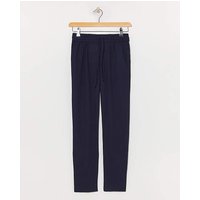 Linen Mix Tapered Trousers