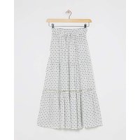 Print Crinkle Midi Skirt Print JD Williams