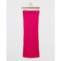 Bright Crinkle Satin Skirt Bright
