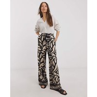Wide Leg Trouser Mono Print