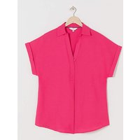 Linen Tunic HOT Pink