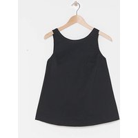 Bow Back Poplin Top
