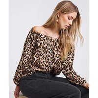 Crinkle Bardot Top