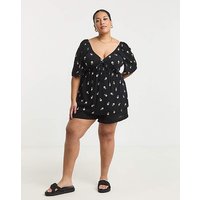 Ditsy Crinkle Blouse Ditsy