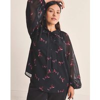 Georgette Pussy Bow Blouse