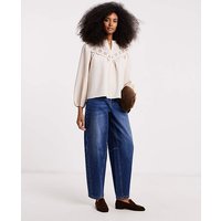 Broderie Yoke Blouse