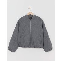 Wool Like Bomber Jacket JD Williams