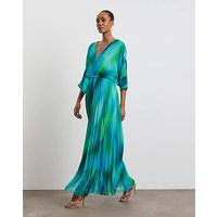 Ombre Pleated Dress