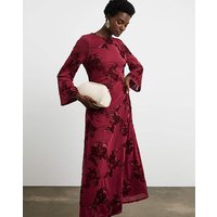 Textured Floral Dress