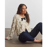 Faux Fur Sequin Jacket