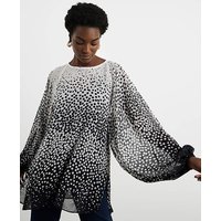 Ombre Spot Blouse Mono Spot