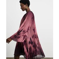 Joanna Hope Floral Pleated Shift Dress Floral Print