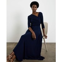 Pleated Jersey Dress