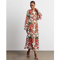 Maxi Column Dress Coloured Floral