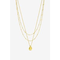 Double Row Droplet Necklace