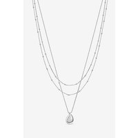 Double Row Droplet Necklace