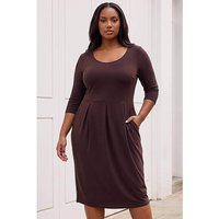 Pocket Shift Midi Dress 22 24