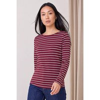 Stripe Print Soft Touch Top