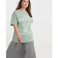 Mojito Slogan T Shirt Pale 30 32